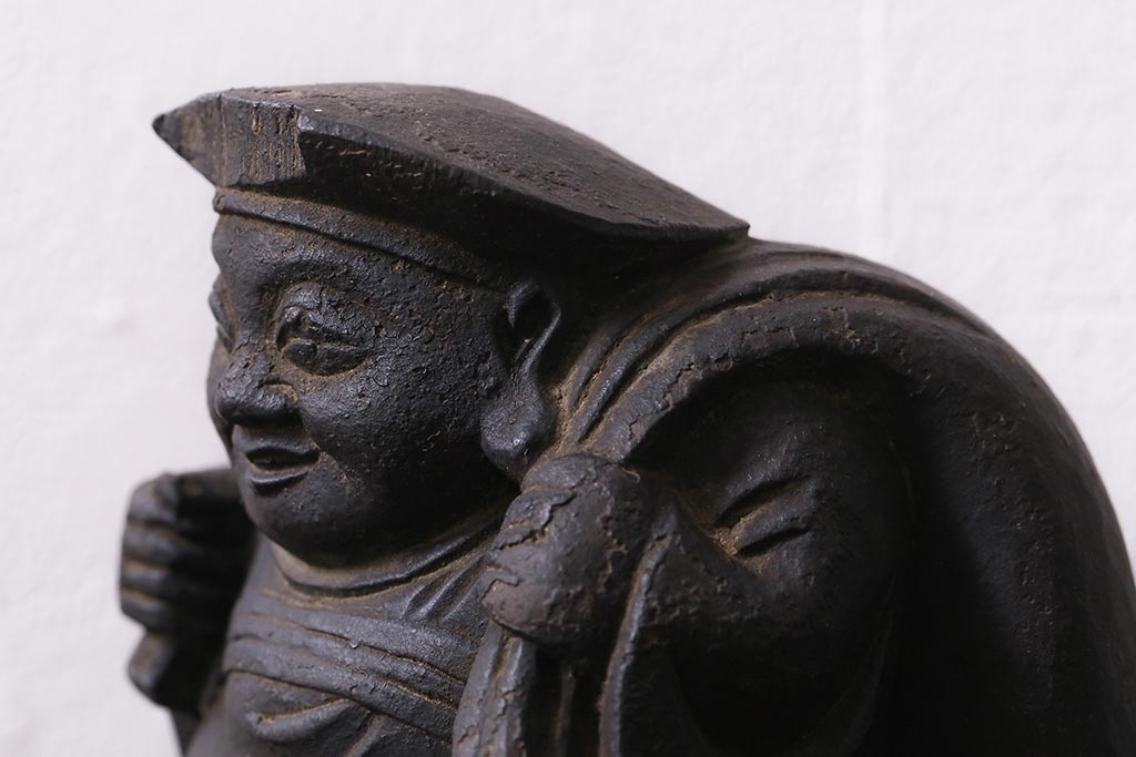 恵比寿様大黒様 木彫 江戸 明治期 | 古物屋次元 オンラインショップ