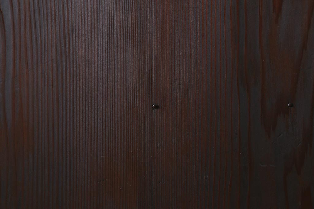 アンティーク建具　和製アンティーク　大正期　落ち着いた印象の板戸1枚(帯戸、建具)(R-041236)