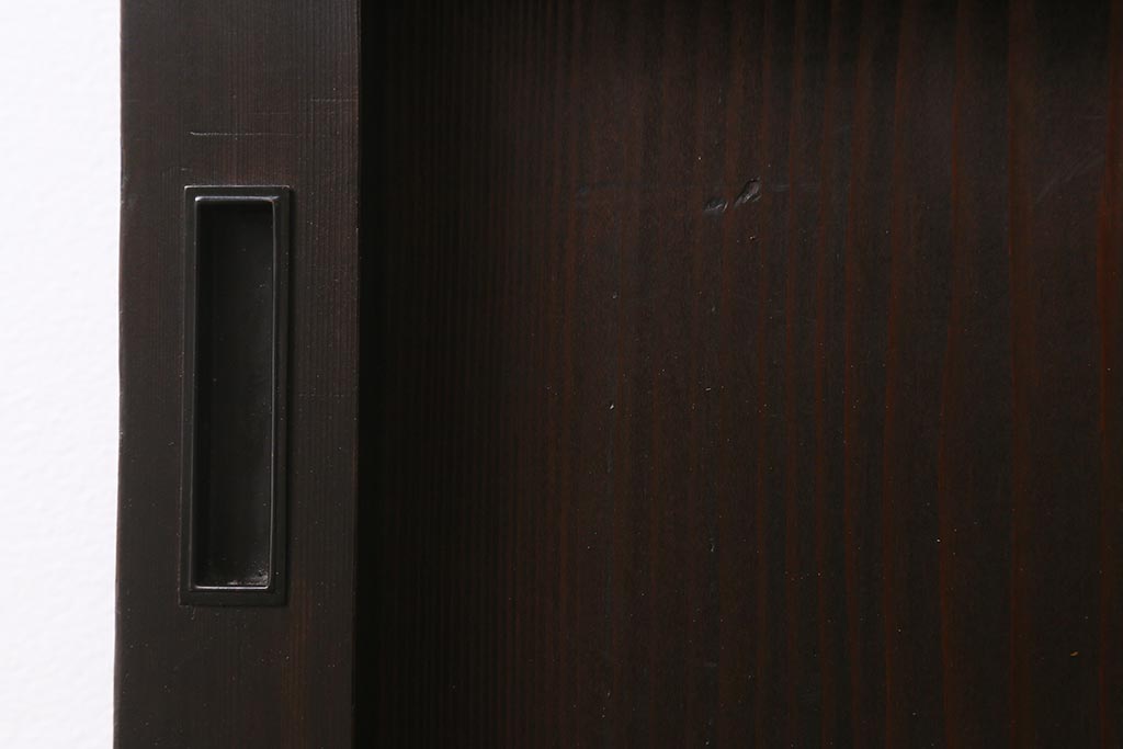 アンティーク建具　和製アンティーク　大正期　落ち着いた印象の板戸1枚(帯戸、建具)(R-041236)