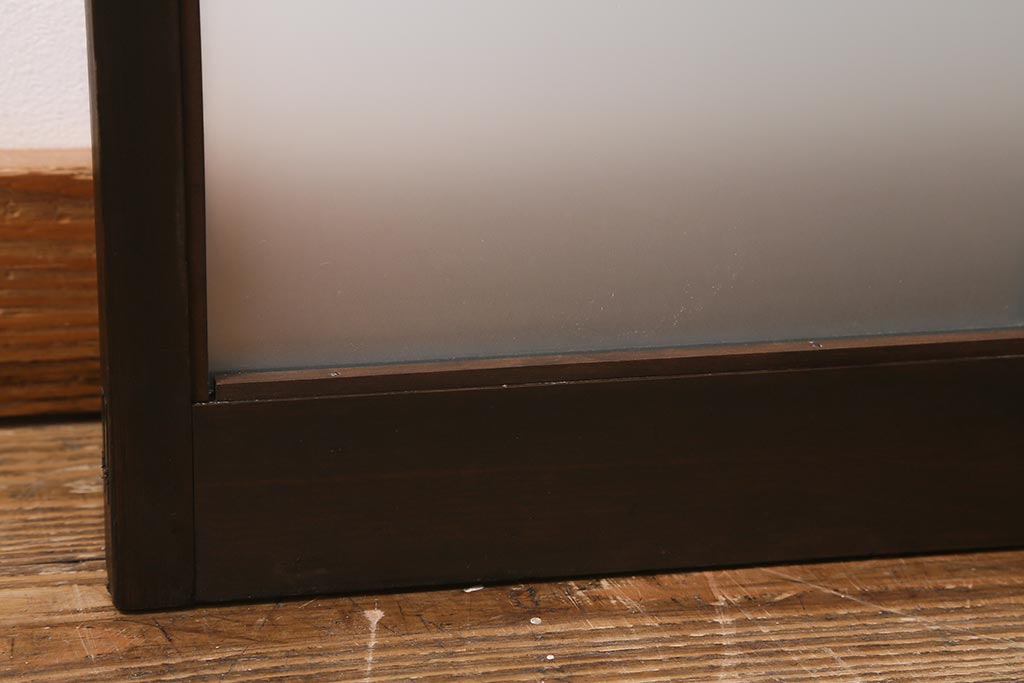 アンティーク建具 激レア! 昭和初期 すりガラス 凝ったデザイン