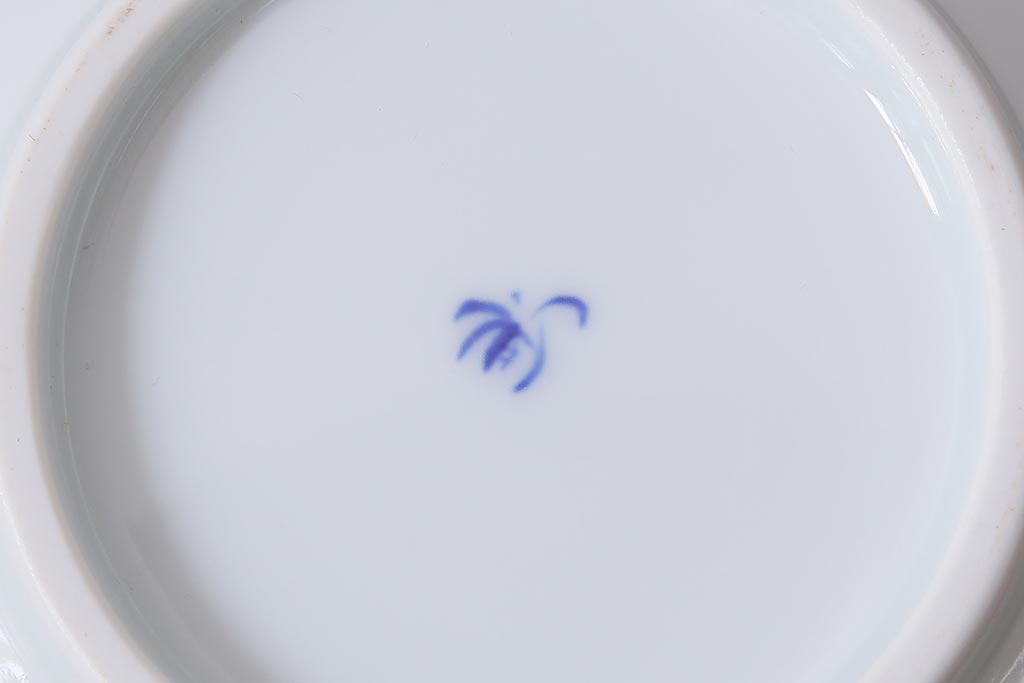 オールド香蘭社　有田焼　花蝶文　アゲハ蝶　深皿(鉢、食器)(R-041302)