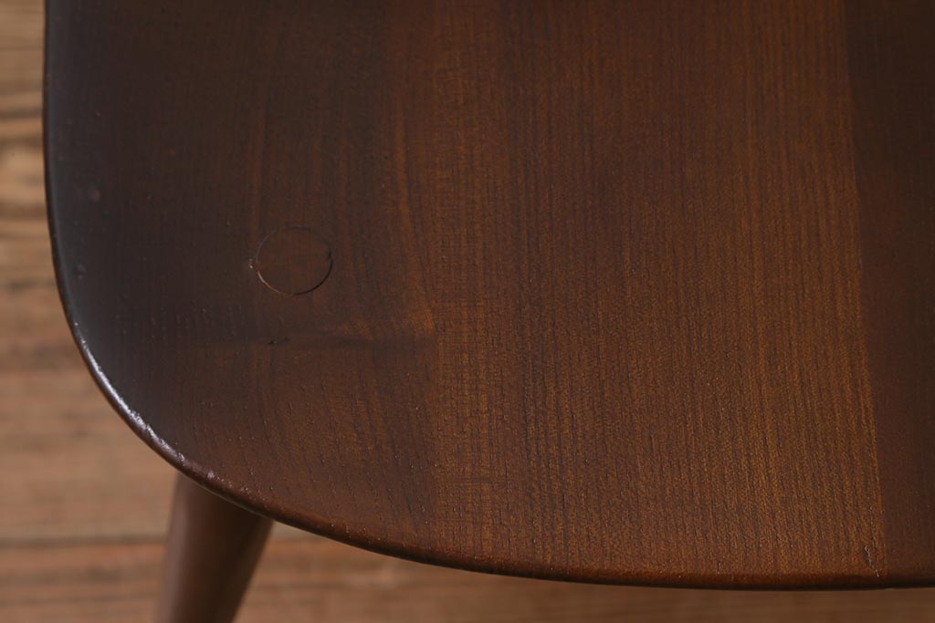 ヴィンテージ家具　イギリスビンテージ　ERCOL(アーコール)　美しく丈夫な作りが魅力的なクエーカーチェア(ダイニングチェア、椅子、ウィンザーチェア、ウインザーチェア)(R-041352)