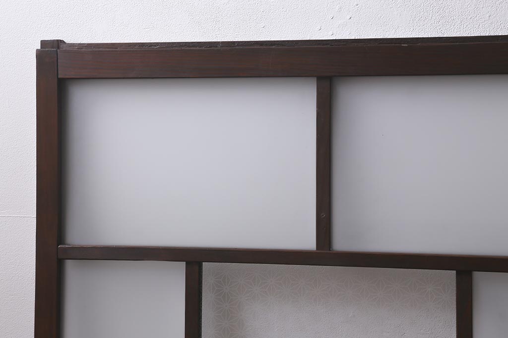 アンティーク建具 昭和初期 すりガラス・当店オリジナルガラス