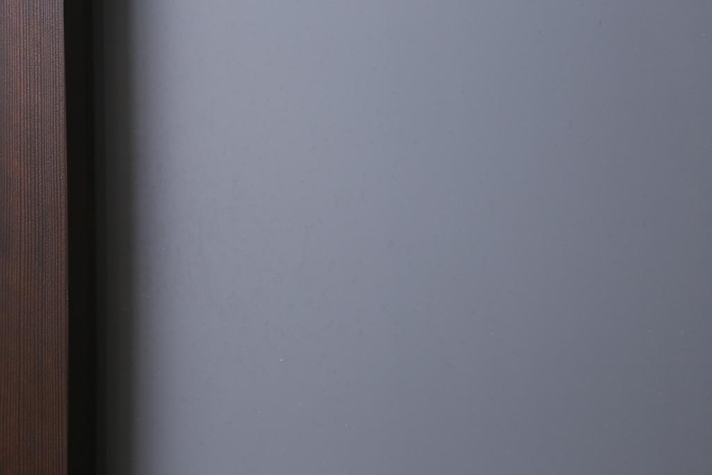 アンティーク建具　昭和初期　すりガラス・当店オリジナルガラス入り　レトロモダンな空間におすすめのガラス戸2枚セット(引き戸)(R-041452)