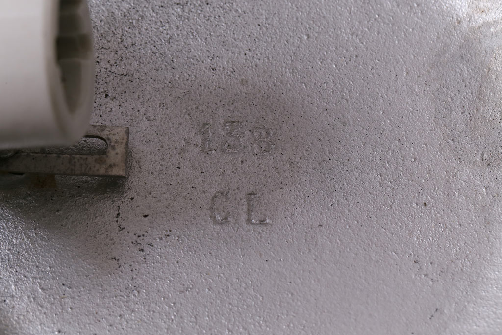 ヴィンテージ雑貨　フランスビンテージ　インダストリアルなカプセルランプ(ウォールランプ、壁付け、壁掛け照明)(R-041553)