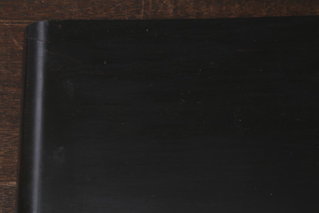 和製アンティーク　唐木　ディスプレイを引き立てる巻花台(飾り台)(R-041557)