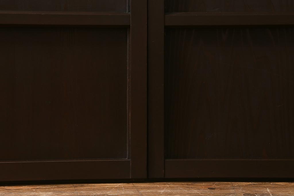 アンティーク建具 和製アンティーク 明治大正期 落ち着いた木色が上品