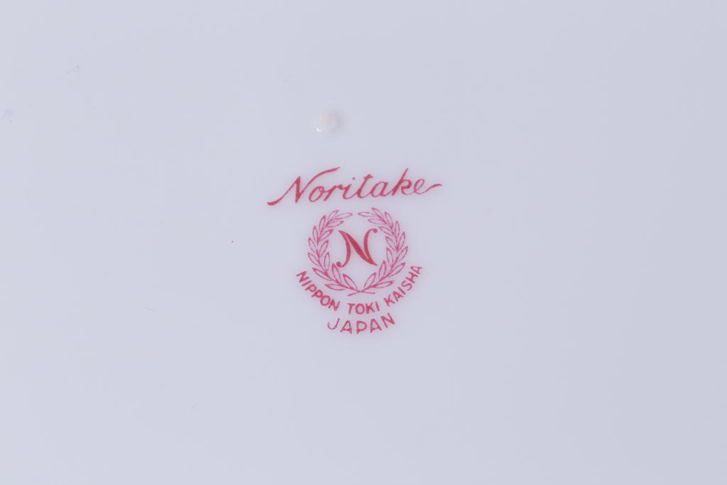 ヴィンテージ　プレミアノリタケ(Noritake、則武)　サイン入り　ゴルフ風景　プレート(飾り皿、洋食器、ビンテージ)(R-041610)