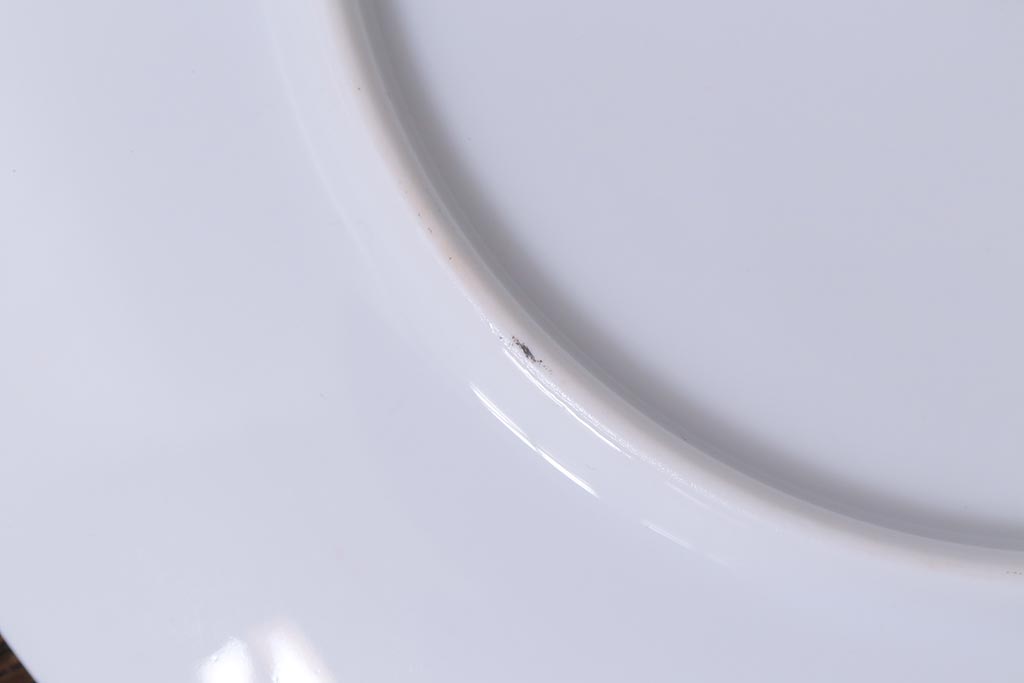 アンティーク雑貨　昭和中期　ノリタケ(Noritake)　あたたかみのある雰囲気の小皿6枚セット(和食器、プレート)(R-041612)