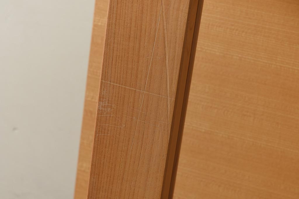在庫未使用品　IDC大塚家具　松創　三彩　欅材　座卓008(ローテーブル)(定価約73万円)(R-041676)