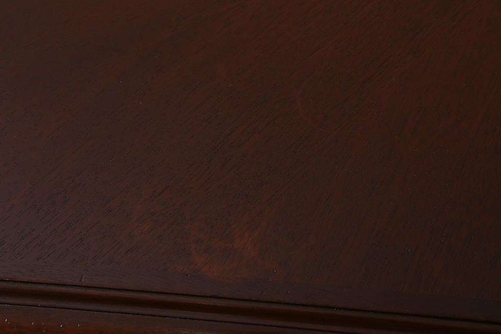 中古　アンティーク調のデザインがおしゃれなシックなデスク(コンソールテーブル)(R-041690)