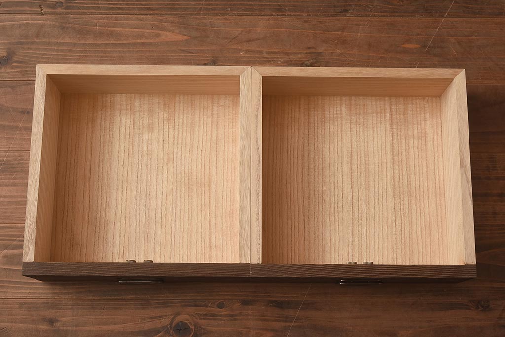 在庫未使用品　IDC大塚家具　松創　焼桐　器局(茶道具、戸棚、キャビネット)(定価約147万円)(R-041713)