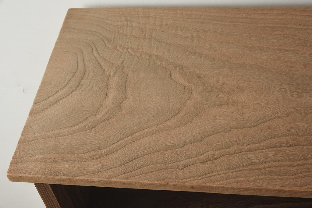 在庫未使用品　IDC大塚家具　松創　焼桐　器局(茶道具、戸棚、キャビネット)(定価約147万円)(R-041713)