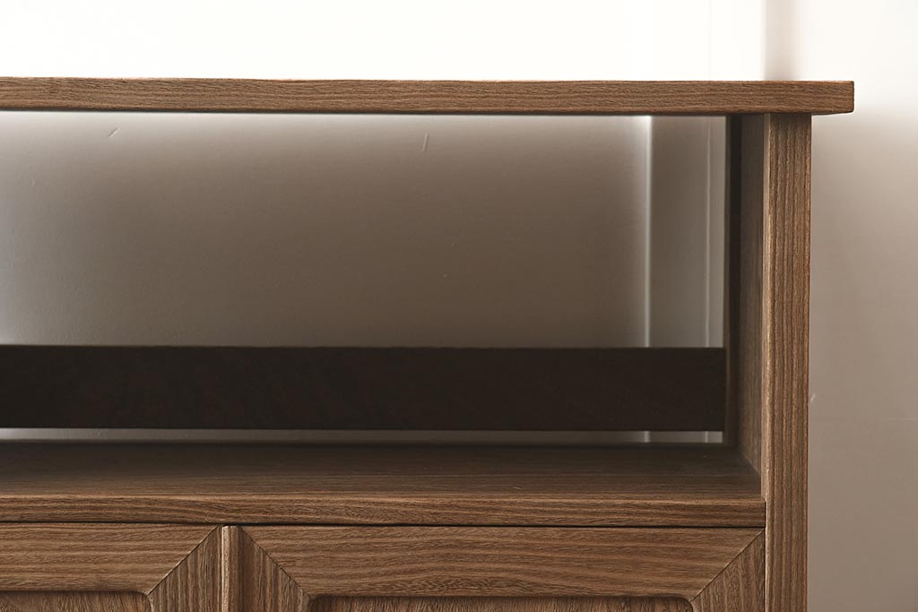 在庫未使用品　IDC大塚家具　松創　焼桐　器局(茶道具、戸棚、キャビネット)(定価約147万円)(R-041714)