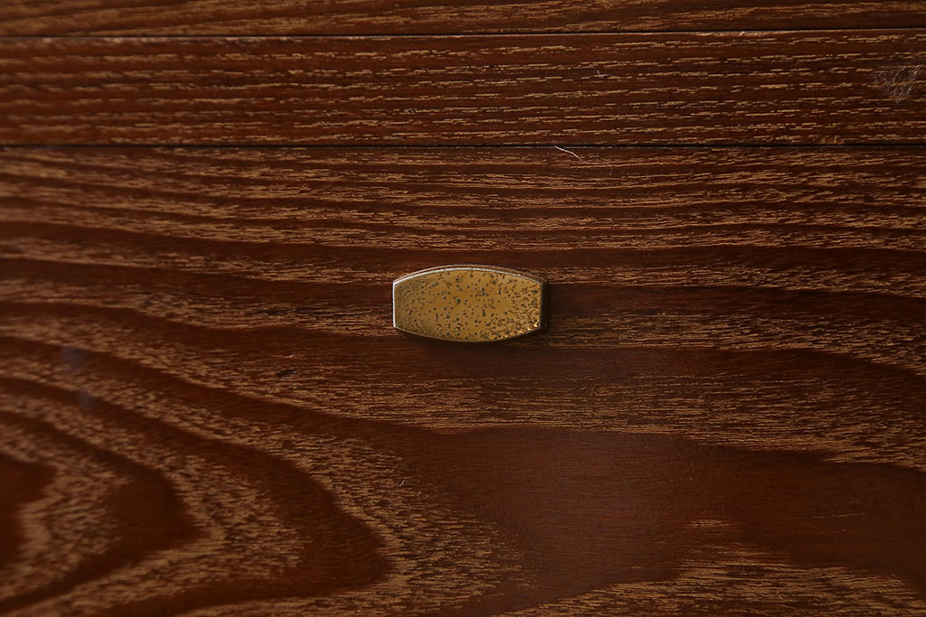 中古　国産　三方桑材貼り・中桐材　品のある佇まいが魅力の上質な重ねタンス(チェスト、和箪笥、桐箪笥、桐たんす)(R-041733)