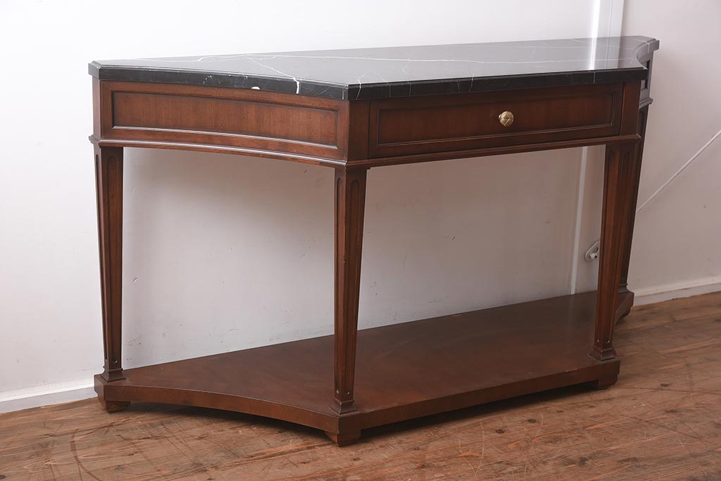 展示品 IDC大塚家具 Baker(ベーカー社) B8000-21-122 天板大理石