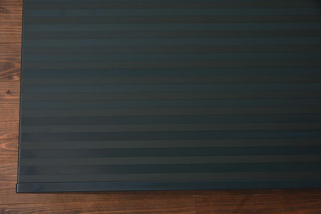 展示品　IDC大塚家具　モリシゲ(MORISHIGE/森繁)　光月56　DG漆(ダークグリーン)　乾漆塗　大江準治　座卓(ローテーブル)(定価約42万円)(R-041836)