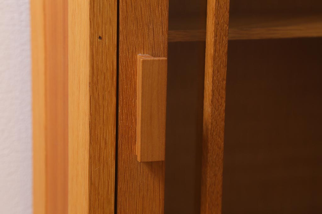 在庫未使用品　IDC大塚家具　川股家具工房　シンプルなウォールキャビネット(壁掛け戸棚)(定価約8万円)(R-041840)
