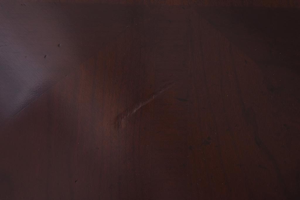 展示品　IDC大塚家具　Baker(ベーカー社)　3780　チェリー材　パーケット天板のシックなゲームテーブル(定価約113万円)(R-041864)