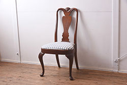 展示品　IDC大塚家具　ヒッコリーチェア社(HICKORRY CHAIR)　マホガニー材　805-02　椅子(ダイニングチェア)(定価約10万円)(R-041872)