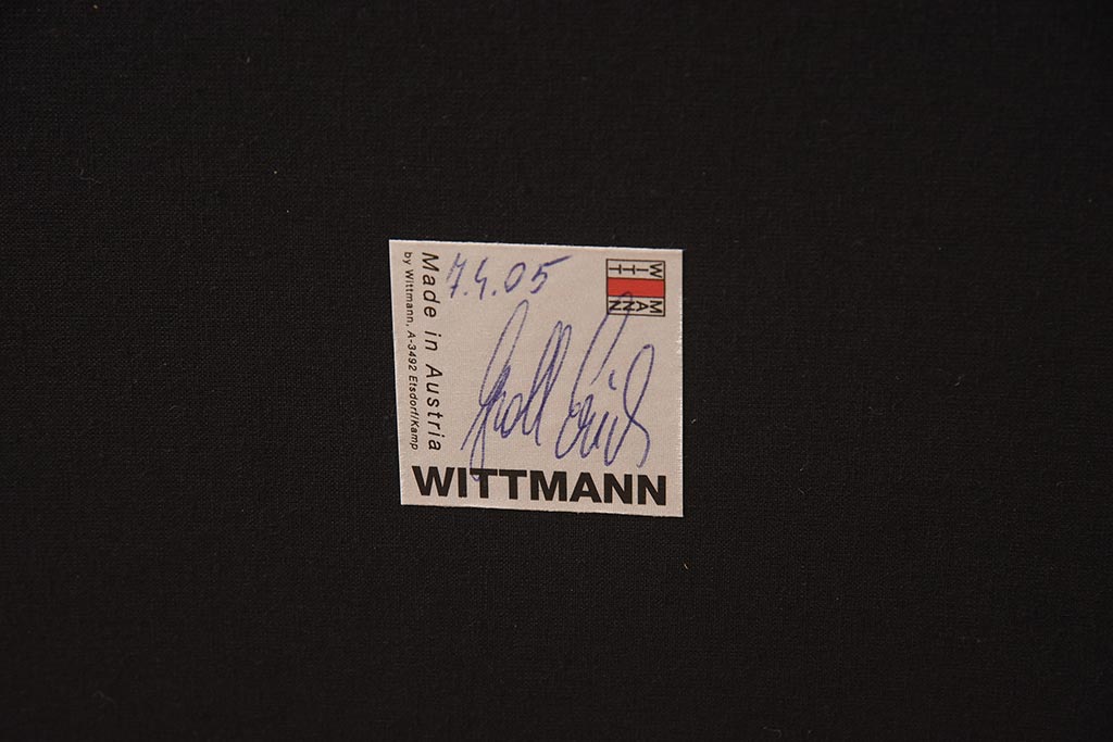 在庫未使用品　IDC大塚家具　WITTMANN(ヴィットマン)　カミン#ALLEGRA布NA　3人掛けソファ　クッション付(トリプル、ラブ、シングル、1人掛け、2人掛け、コーナー)(定価約90万円)(R-041881)