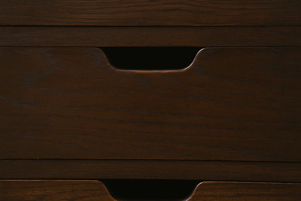 和製ヴィンテージ　シンプル　シックで合わせやすい小引き出し(卓上収納、小物収納、ビンテージ)(R-042037)