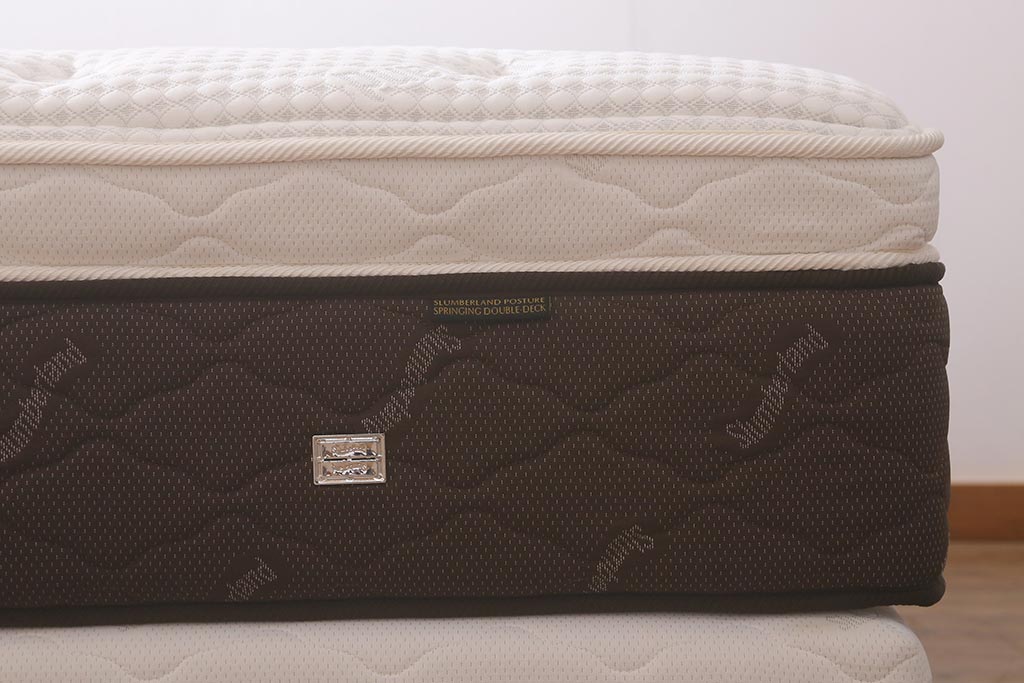 展示品　フランスベッド　SLUMBERLAND(スランバーランド)　SL-021DS　SL-4500C　コイルスプリング　マットレス付きベッド(定価約96万円)(R-042052)