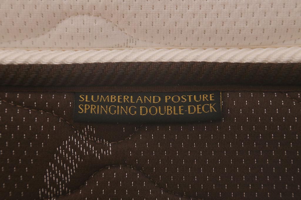 展示品　フランスベッド　SLUMBERLAND(スランバーランド)　SL-021DS　SL-4500C　コイルスプリング　マットレス付きベッド(定価約96万円)(R-042052)