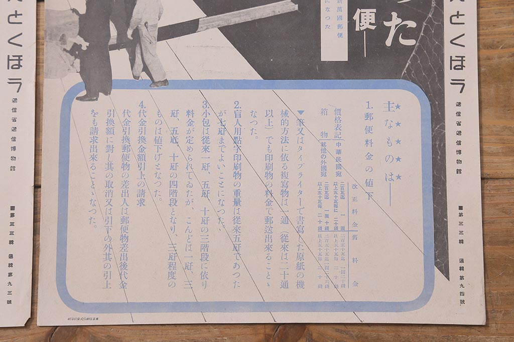 戦前　昭和十五年(昭和15年)　逓信省ポスター10枚セット　「ていしんしゃしんとくほう(逓信寫眞特報)」(R-042108)