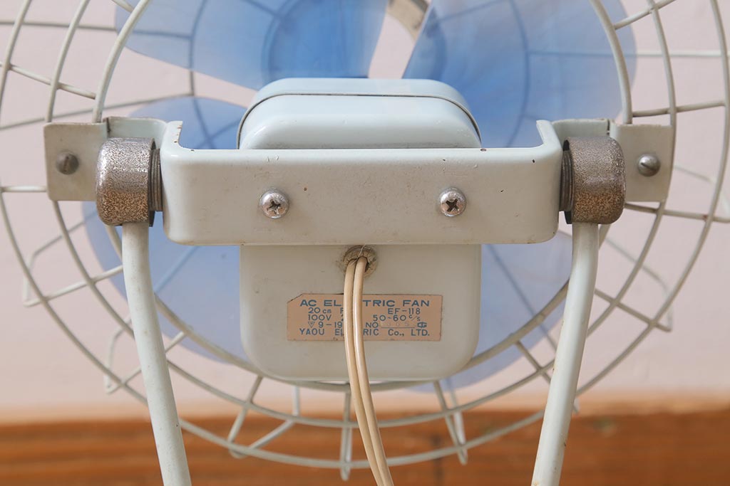 レトロ雑貨　八欧電機　ゼネラル　EF-118　箱付き　鉄製　20cm扇風機(ファン)(R-042178)