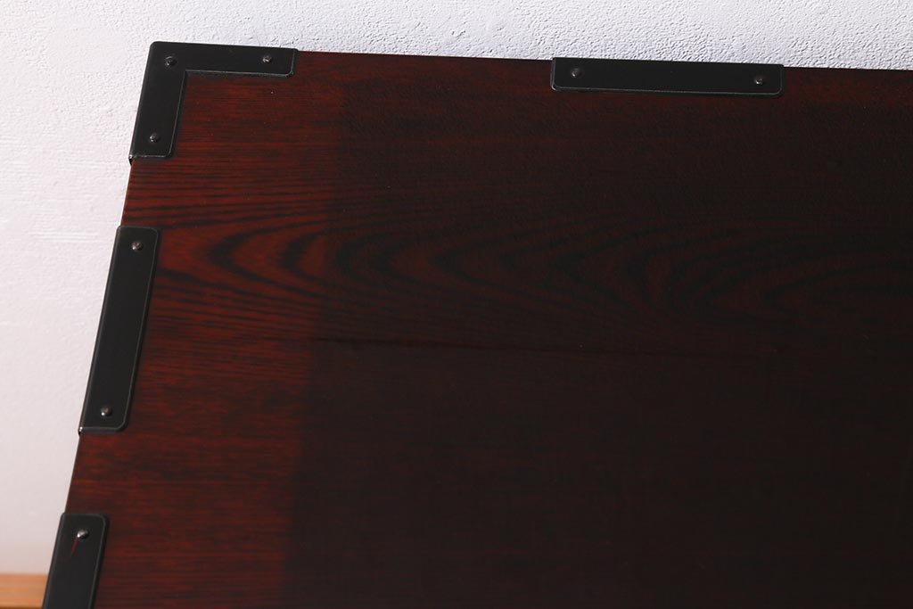 中古　熊野洞　からくり付き　荘厳な佇まいの手許箪笥(仙台箪笥)(定価約60万円)(R-042224)