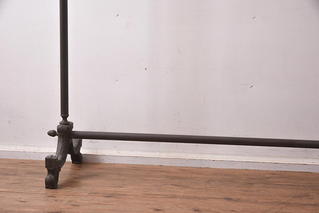 ヴィンテージ家具　イギリス輸入品　真鍮製の高級ハンガーラック(コート掛け、ビンテージ)(R-042238)