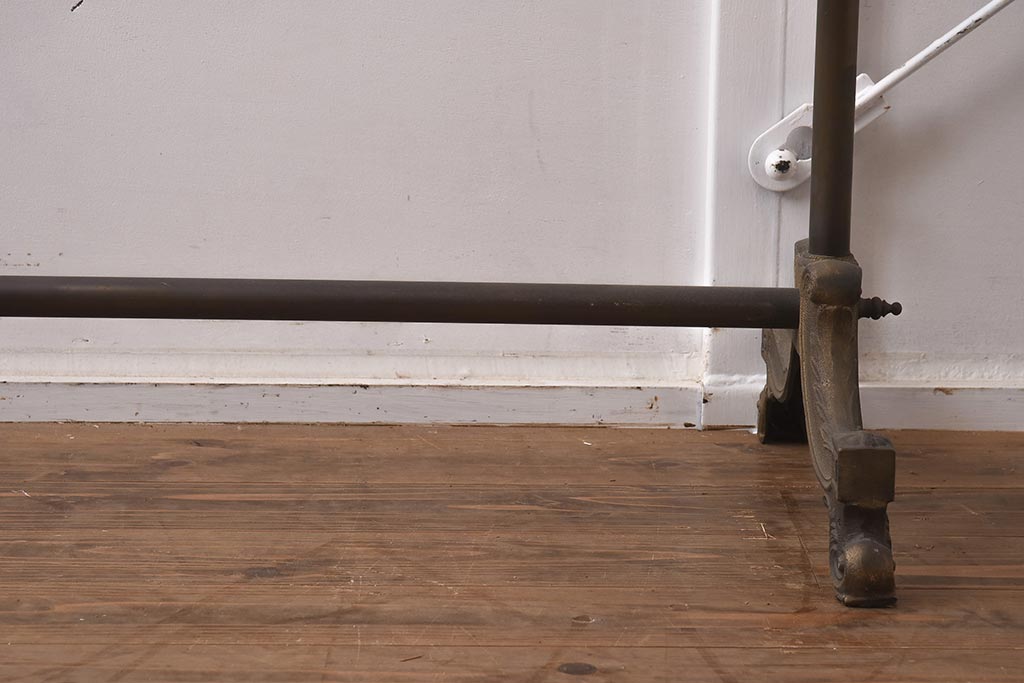 ヴィンテージ家具　イギリス輸入品　真鍮製の高級ハンガーラック(コート掛け、ビンテージ)(R-042241)