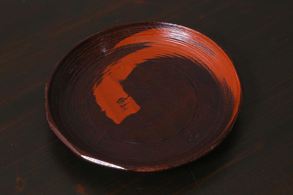 村瀬治兵衛　干菓子器(木製漆器)(R-042357)