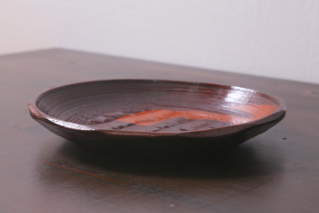 村瀬治兵衛　干菓子器(木製漆器)(R-042357)