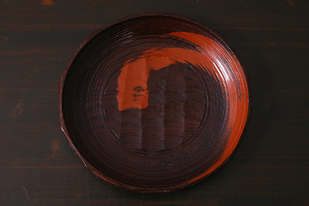 村瀬治兵衛　干菓子器(木製漆器)(R-042357)