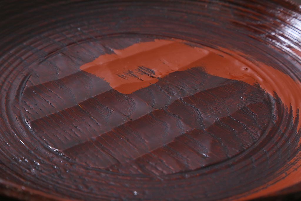 村瀬治兵衛　干菓子器(木製漆器)(R-042357)
