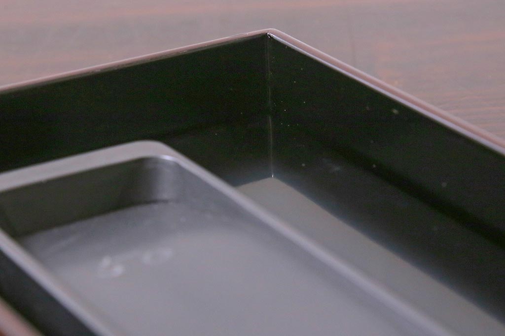 平安象彦　共箱　垣菊蒔絵　硯箱(木製漆器)(R-042359)