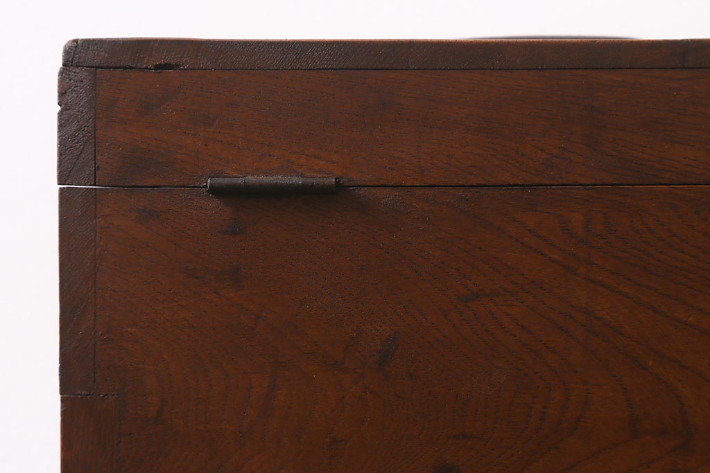 アンティーク家具　昭和レトロ　小物収納に便利な栓材製の小引き出し(収納箱)(R-042560)