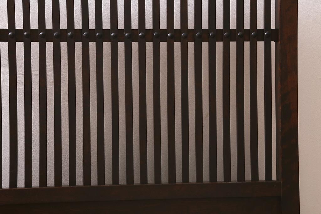 中古　松本民芸家具　和の風情を演出する上品な佇まいの衝立(つい立て、パーテーション)(R-042590)
