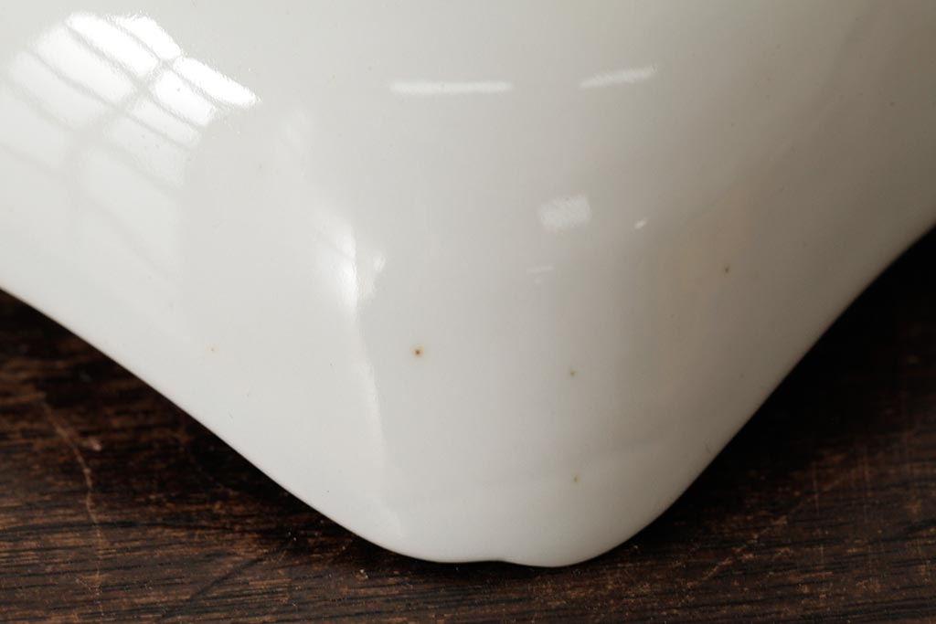 アンティーク雑貨　明治大正期　伊万里焼山水図染付向付2点セット(小皿、和食器)(R-042692)