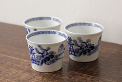 アンティーク雑貨　明治大正　廣瀬作　輪島塗木製蒔絵膳10枚(共箱、漆器)(R-041163)