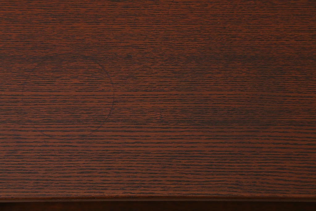 アンティーク家具　指物家具　桑・タモ・桐材　品の良い作りが魅力的な上手物の飾り棚(戸棚、収納棚)(R-042754)