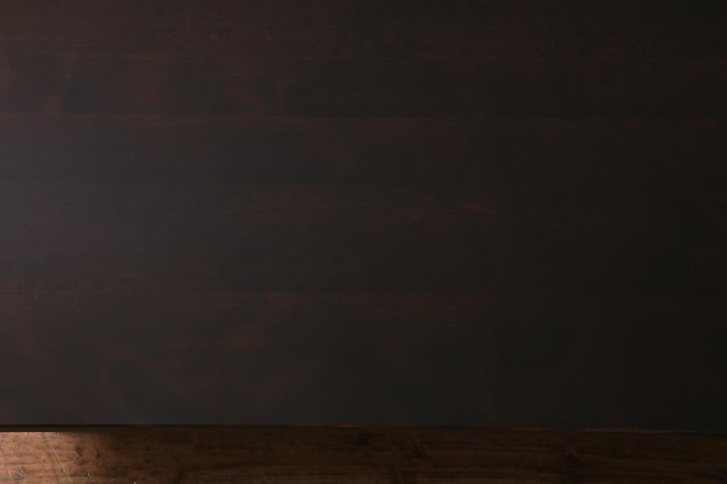 ビンテージ家具　北海道民芸家具　HM4052　シンプルなデザインの座卓(ローテーブル、ヴィンテージ)(定価約15万円)(R-042834)