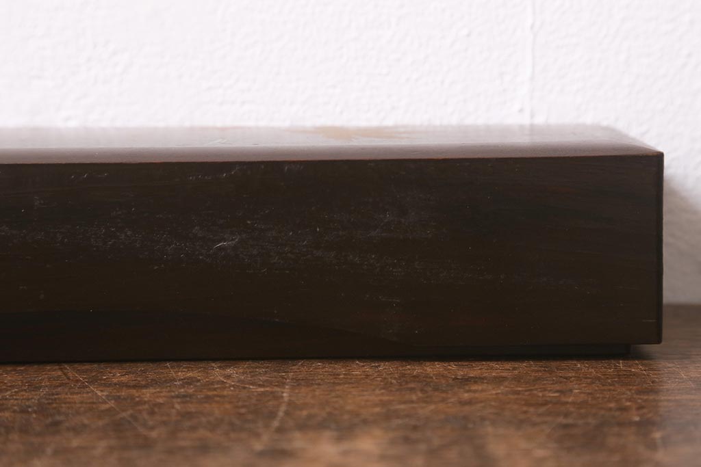アンティーク雑貨　昭和初期　蒔絵　文箱2点セット(漆器、収納箱)(R-042868)