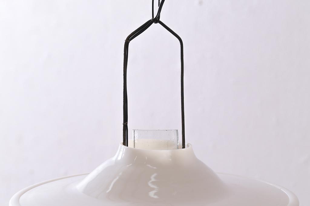 アンティーク照明　明治期　電気式リメイク　レトロな佇まいが魅力のランタン型ランプ(ペンダントライト、吊り下げ照明、天井照明)(R-042876)