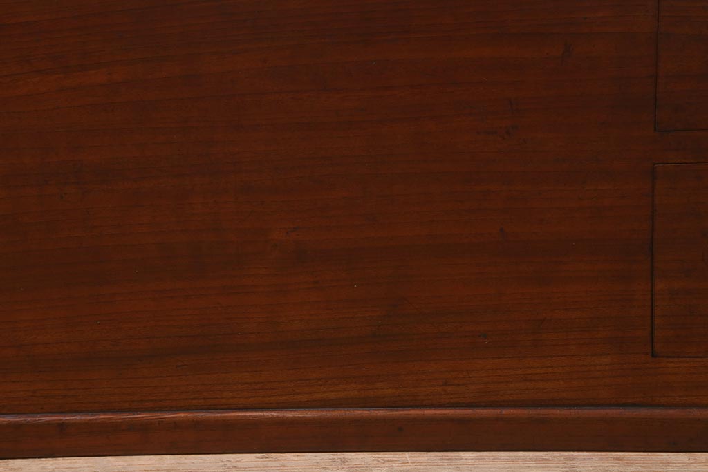 アンティーク雑貨　和製アンティーク　ケヤキ材　漆塗り　上品な和の空間を演出する長火鉢(木製火鉢、火鉢)(R-042884)