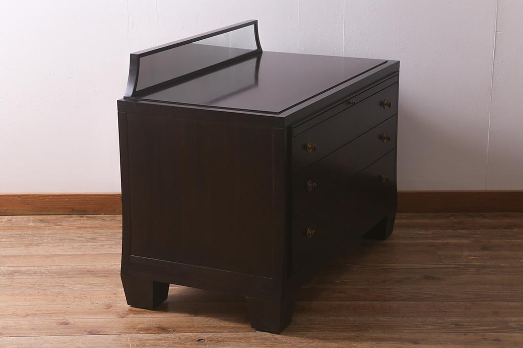 在庫未使用品　IDC大塚家具　ヘンレドン(HENREDON)　Barbara Barry　B8003-06　WN　ナイトテーブル(チェスト)(定価約75万円)(R-042975)