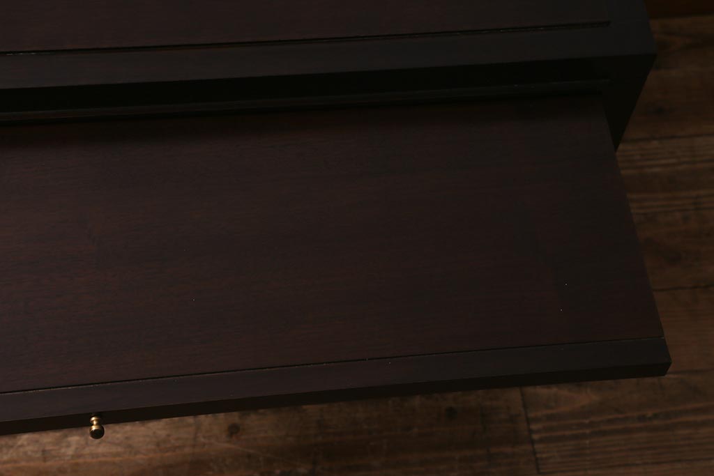在庫未使用品　IDC大塚家具　ヘンレドン(HENREDON)　Barbara Barry　B8003-06　WN　ナイトテーブル(チェスト)(定価約75万円)(R-042975)