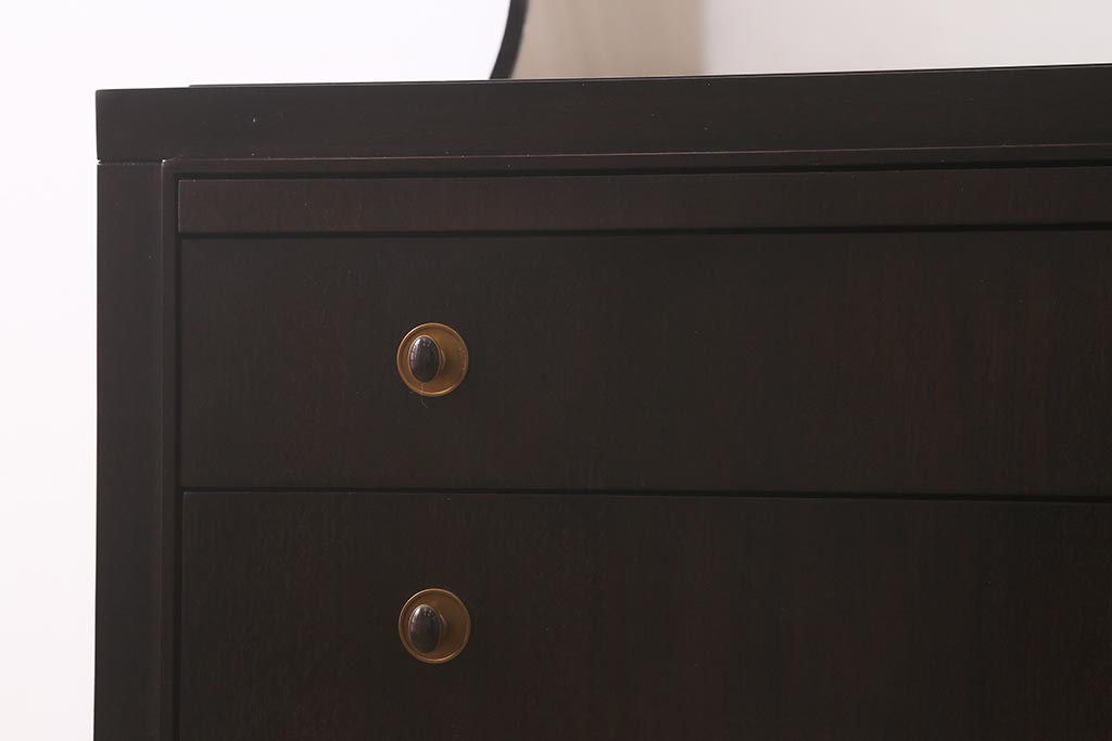 在庫未使用品　IDC大塚家具　ヘンレドン(HENREDON)　Barbara Barry　B8003-06　WN　ナイトテーブル(チェスト)(定価約75万円)(R-042975)